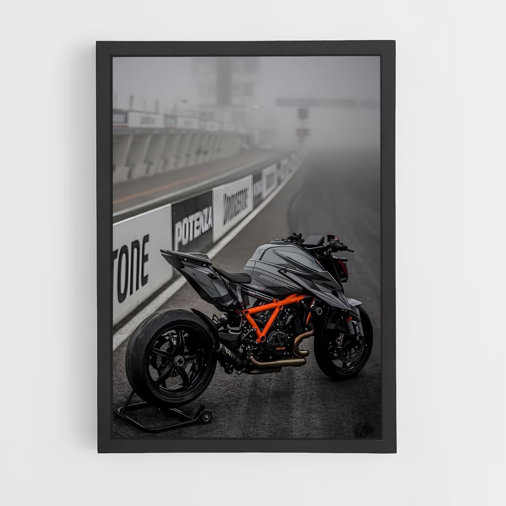 Poster Mystère sur la Piste – affiche KTM Moto (vue 2)